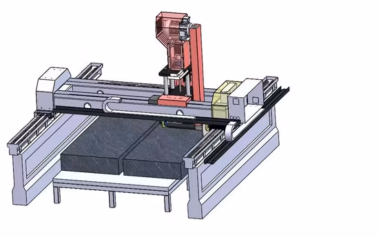 Precio al por mayor Dafon Máquina automática de corte de perfiles de piedra CNC para bordes de granito